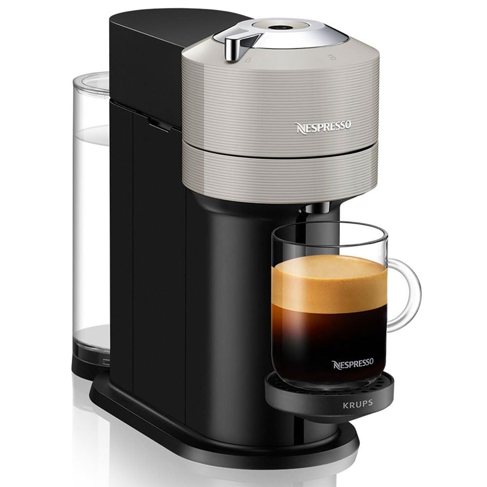 Vertuo Next Semi-automatique Cafetière à dosette 1,1 L, XN910B, Gris