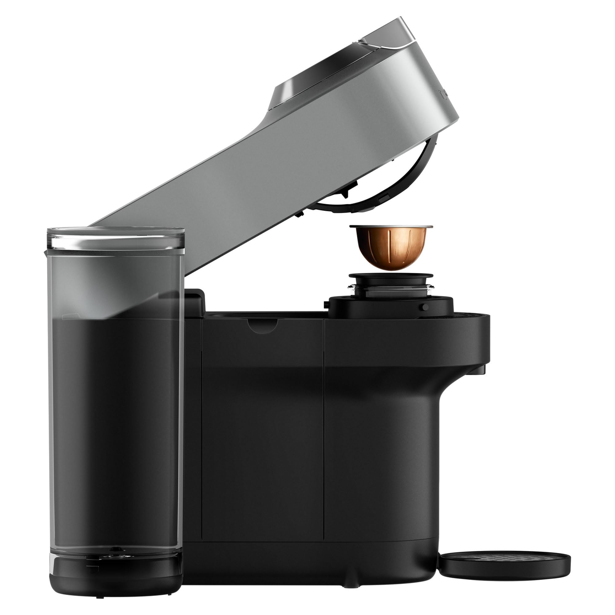 Machine à Café Vertuo POP+ Argent, Capsules café Vertuo seulement, Arrêt Automatique, YY5359FD, Argent
