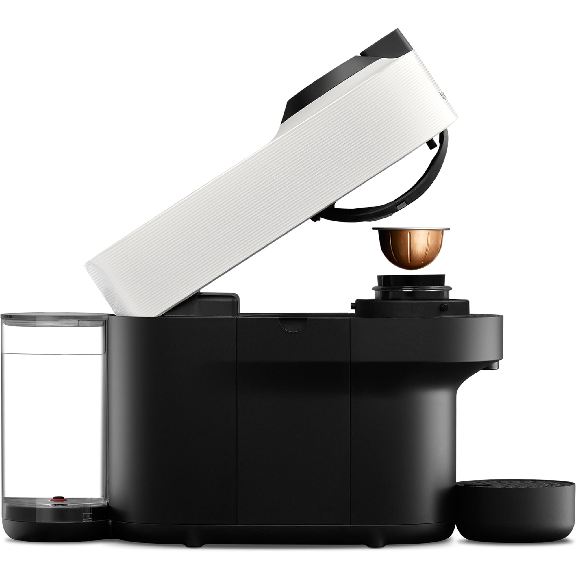VERTUO Pop Cafetière à capsules, machine à expresso, 4 tailles tasses, technologie Centrifusion, Blanc, XN9201