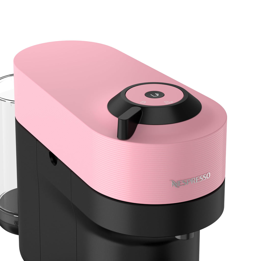 Machine à Café Vertuo POP Rose, Capsules café Vertuo seulement, Technologie Centrifusion, 5 Tailles de Tasses, Arrêt Automatique, ENV90.P, Rose